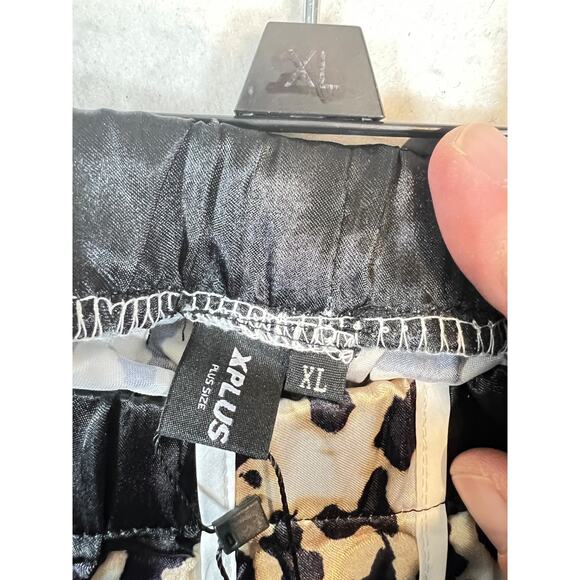 XPluswear Parachute Jeannie Pant Plus XL Elastic Waist Cuff Sequin Pockets Flowy - Picture 2 of 16